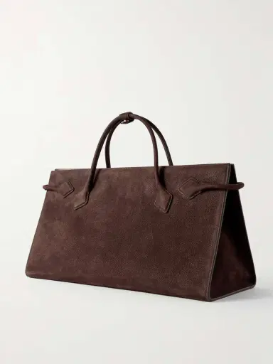 Alaïa East West Nubuck Tote | Thumbnail 3 Alaïa East West Nubuck Tote | Thumbnail 3