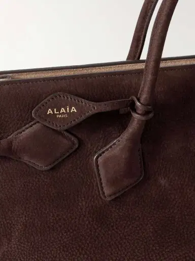 Alaïa East West Nubuck Tote | Thumbnail 4 Alaïa East West Nubuck Tote | Thumbnail 4