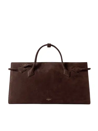 Alaïa East West Nubuck Tote | Thumbnail 1 Alaïa East West Nubuck Tote | Thumbnail 1