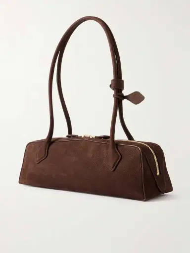 Alaïa Le Teckel Medium Nubuck Shoulder Bag | Thumbnail 3 Alaïa Le Teckel Medium Nubuck Shoulder Bag | Thumbnail 3