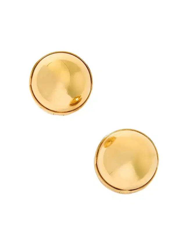 Sphere Gold-tone Earrings