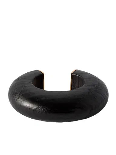Alaïa Bumper Wood Cuff | Thumbnail 1 Alaïa Bumper Wood Cuff | Thumbnail 1