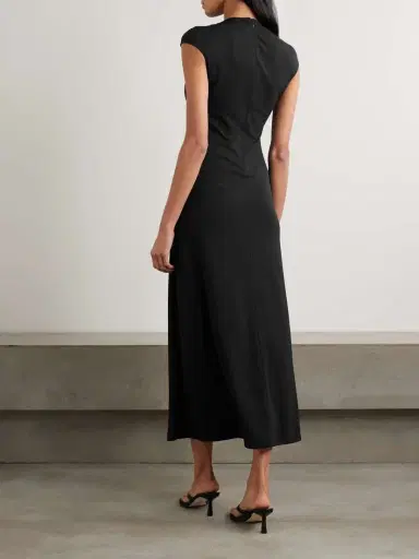 TOTEME Garderob Stretch-jersey Midi Dress | Thumbnail 3 TOTEME Garderob Stretch-jersey Midi Dress | Thumbnail 3