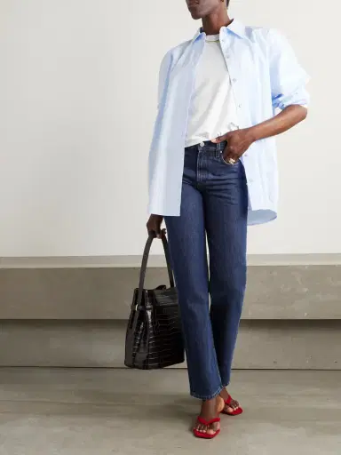 TOTEME Garderob Organic Low-rise Straight-leg Jeans | Thumbnail 2 TOTEME Garderob Organic Low-rise Straight-leg Jeans | Thumbnail 2
