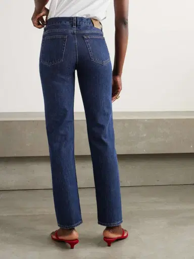 TOTEME Garderob Organic Low-rise Straight-leg Jeans | Thumbnail 4 TOTEME Garderob Organic Low-rise Straight-leg Jeans | Thumbnail 4