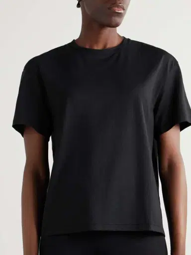 TOTEME Garderob Tencel™ Lyocell And Organic Cotton-blend Jersey T-shirt | Thumbnail 3