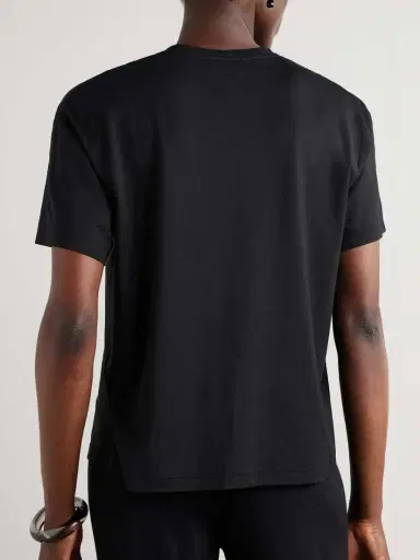 TOTEME Garderob Tencel™ Lyocell And Organic Cotton-blend Jersey T-shirt | Thumbnail 4