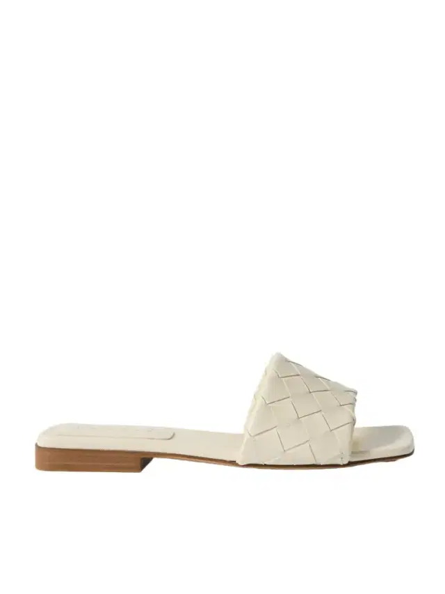 Riva Intrecciato Leather Slides