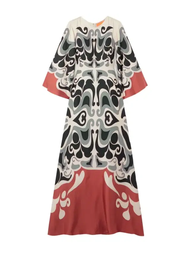 Silk-twill Maxi Dress