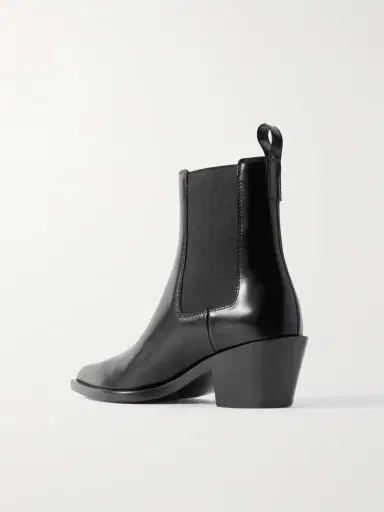Gianvito Rossi Wylie Dover 45 Glossed-leather Chelsea Boots | Thumbnail 3 Gianvito Rossi Wylie Dover 45 Glossed-leather Chelsea Boots | Thumbnail 3