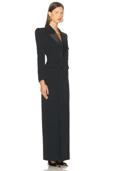 Saint Laurent Long Blazer Dress | Thumbnail 3
