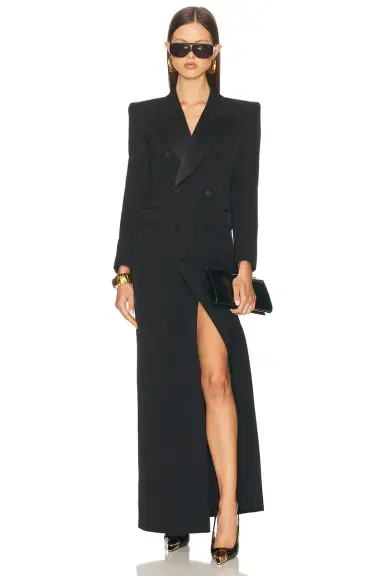 Saint Laurent Long Blazer Dress | Thumbnail 1
