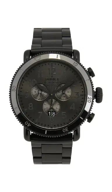 Shinola Runwell Sport Chrono 48mm Watch Black Bracelet | Thumbnail 1 Shinola Runwell Sport Chrono 48mm Watch Black Bracelet | Thumbnail 1