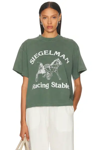 Siegelman Stable Racing Stable Crop Tee | Thumbnail 1 Siegelman Stable Racing Stable Crop Tee | Thumbnail 1