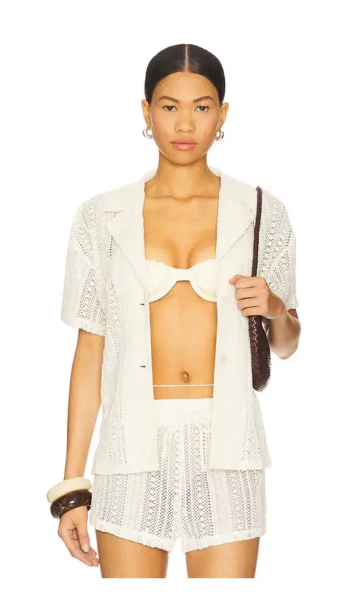 ALL THE WAYS Rosie Button Up Top