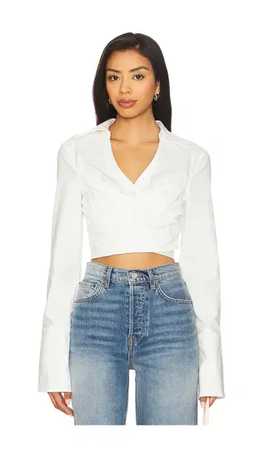 Camila Coelho Evangeline Wrap Top | Thumbnail 1