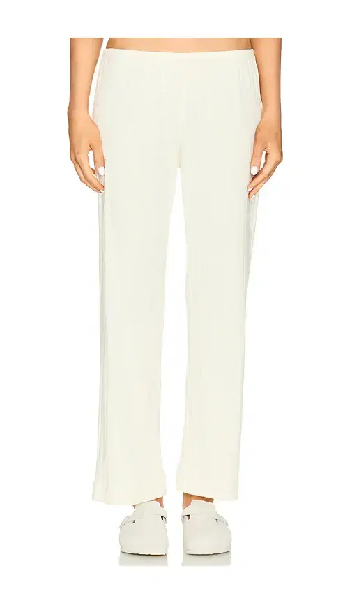 Pointelle Simple Cropped Pant