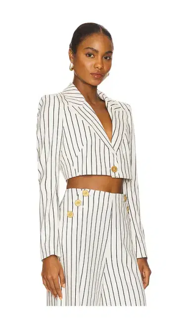 L'Agence Izzie Cropped Blazer | Thumbnail 2