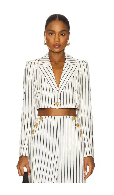 L'Agence Izzie Cropped Blazer | Thumbnail 1