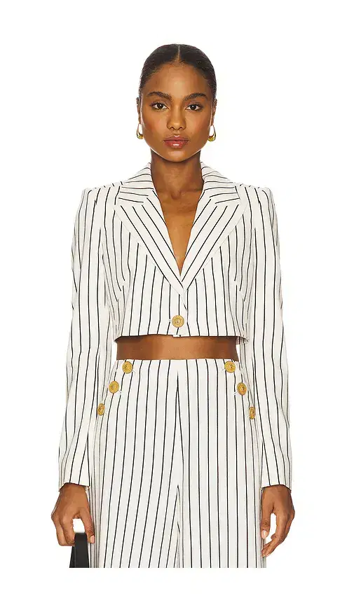 L'AGENCE Izzie Cropped Blazer