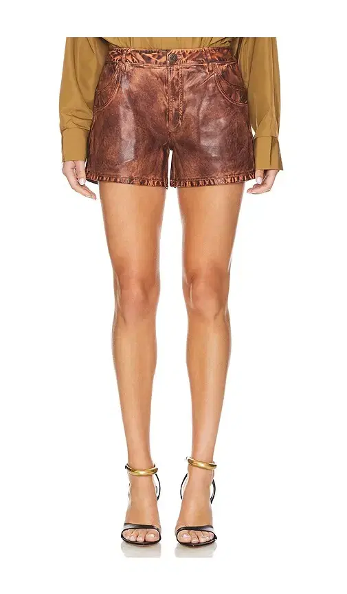 Vintage Leather Shorts