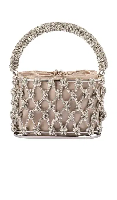 olga berg Amelia Crystal Cage Bag | Thumbnail 2 olga berg Amelia Crystal Cage Bag | Thumbnail 2