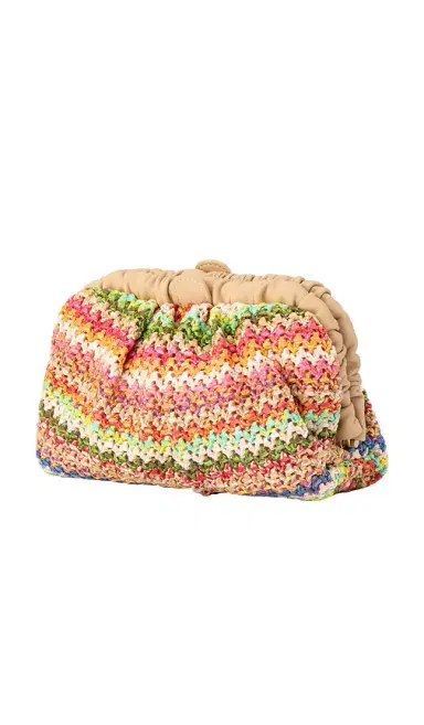 olga berg Amalia Petite Gathered Clutch | Thumbnail 2 olga berg Amalia Petite Gathered Clutch | Thumbnail 2