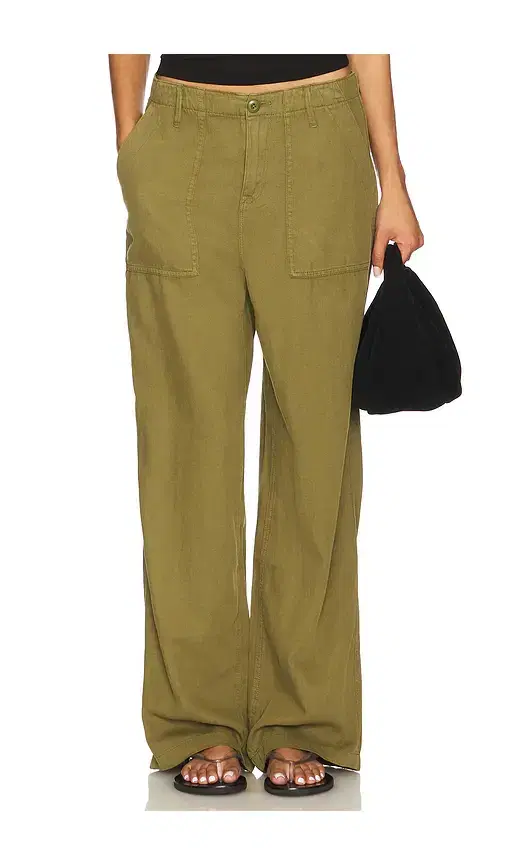 Good American Lite Linen Jeans