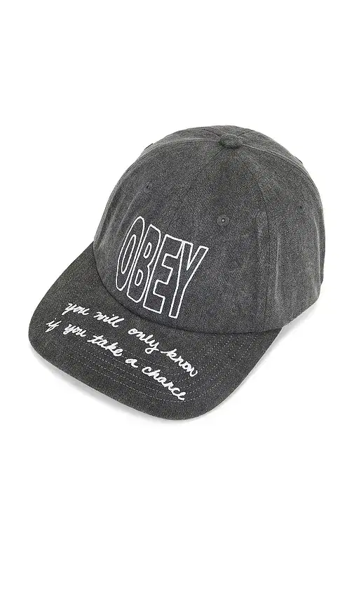 Obey Chance 6 Panel Velcro Back Cap
