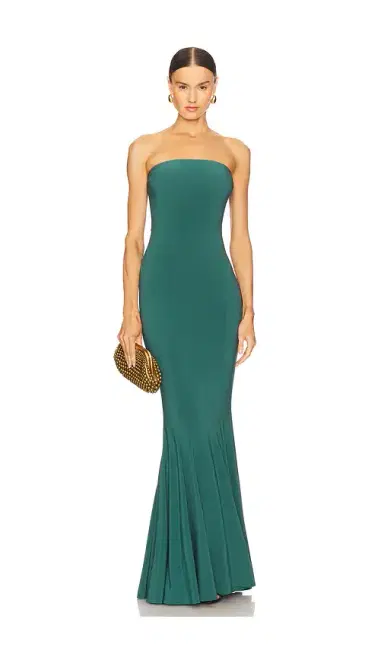 Norma Kamali x REVOLVE Strapless Fishtail Gown | Thumbnail 1