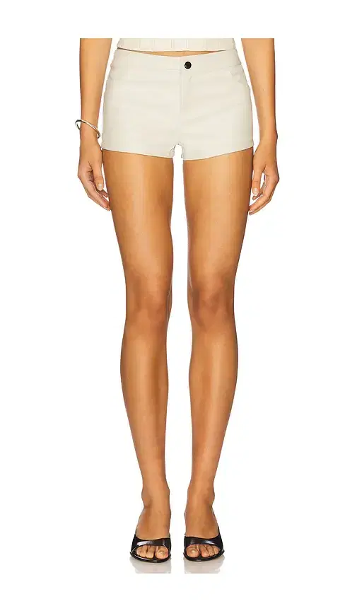superdown Gianna Faux Leather Shorts