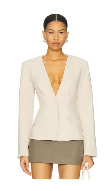 ALL THE WAYS Elizabeth Deep V Blazer | Thumbnail 1