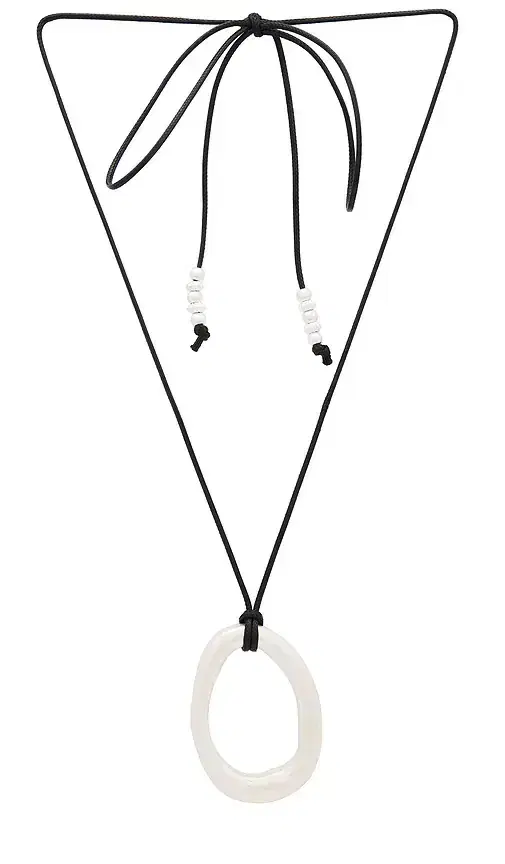 petit moments Pear Corded Necklace
