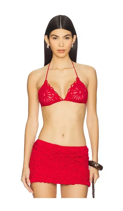 Norma Kamali Scallop Bra Top