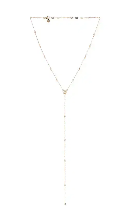 Ettika Santorini Shell Lariat Necklace