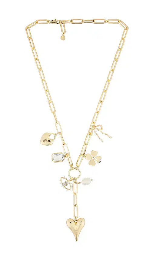 Ettika x REVOLVE Lariat Charm Necklace