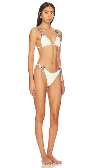 Saudade White Rainbow Bikini Set | Thumbnail 2 Saudade White Rainbow Bikini Set | Thumbnail 2