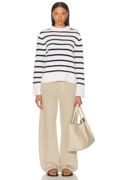 Jenni Kayne Grace Crewneck Sweater | Thumbnail 4