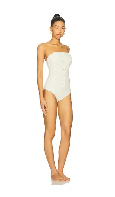 Simkhai Natalie Strapless One Piece Swimsuit | Thumbnail 2