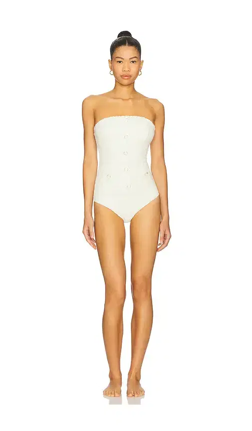 Simkhai Natalie Strapless One Piece Swimsuit