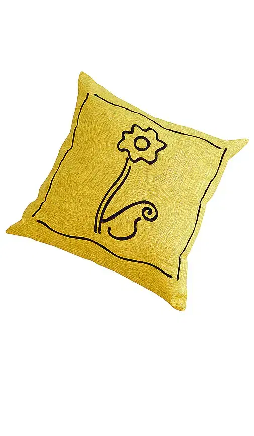 Dusen Dusen Daisy Embroidered Pillow Cover