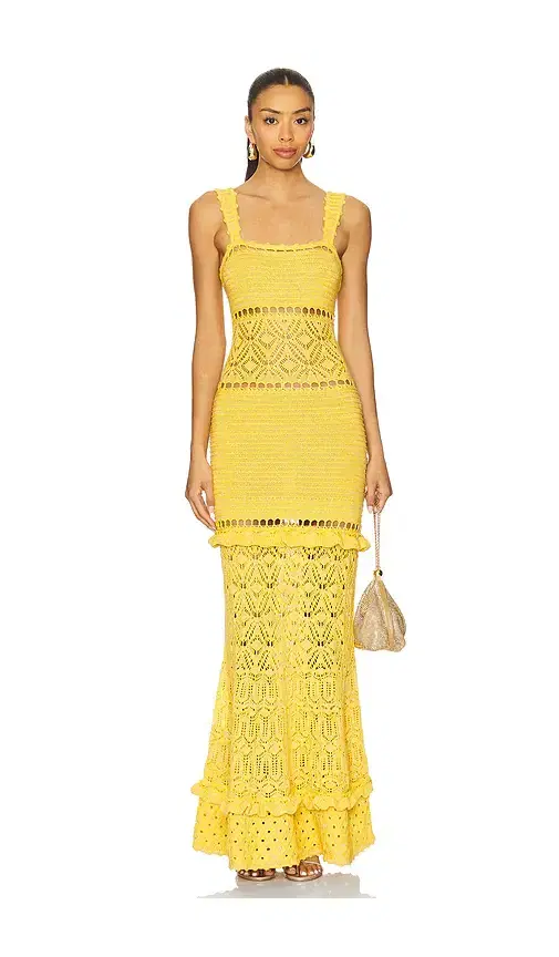 retrofete Winona Crochet Dress