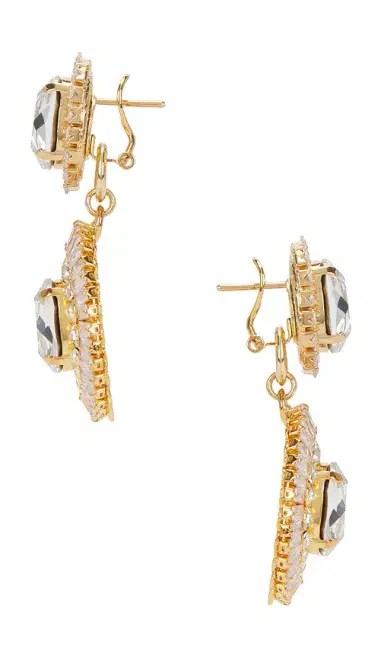 Anton Heunis Clip Oval Pendant Drop Earrings | Thumbnail 2 Anton Heunis Clip Oval Pendant Drop Earrings | Thumbnail 2