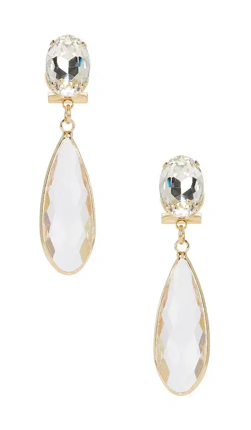 Anton Heunis Omega Clasp Mono Colour Drop Earrings