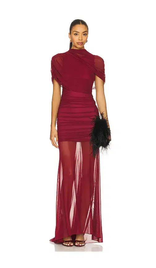 x REVOLVE Evianna Mesh Gown