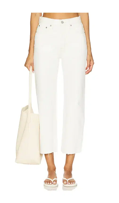 Pistola Cassie High Rise Crop Straight