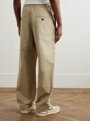 Visvim Sharma Straight-Leg Cotton-Twill Drawstring Chinos - Men | Thumbnail 4