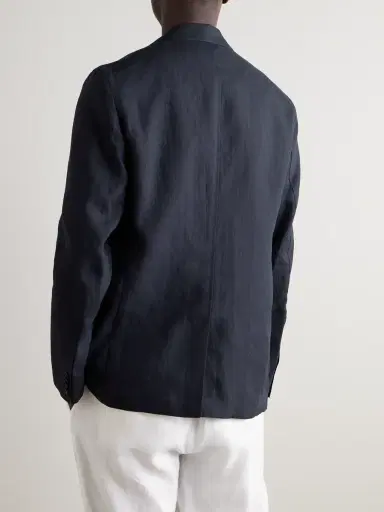 Orlebar Brown Garret Unstructured Linen Suit Jacket - Men | Thumbnail 3