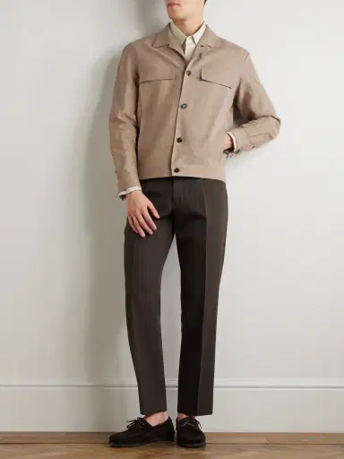Zegna Linen Overshirt - Men | Thumbnail 2 Zegna Linen Overshirt - Men | Thumbnail 2