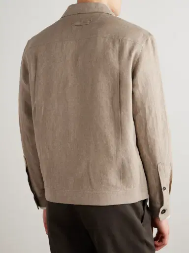Zegna Linen Overshirt - Men | Thumbnail 3 Zegna Linen Overshirt - Men | Thumbnail 3